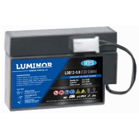LGB12-0,8 - Batteria LUMINOR  LGB AGM - 12V - 0,8Ah