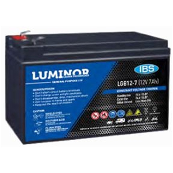 LGB12-7 - Batteria LUMINOR LGB AGM - 12V - 7Ah