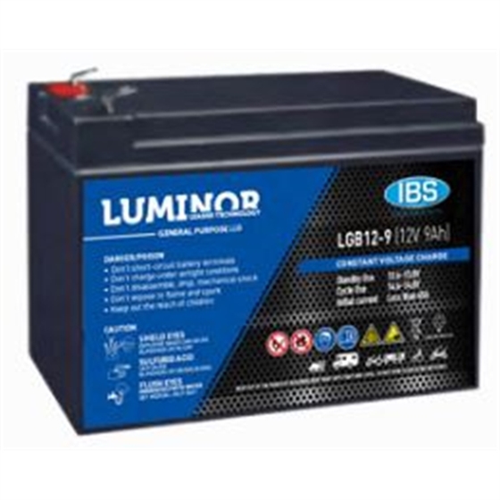 LGB12-9 - Batteria LUMINOR LGB AGM - 12V - 9Ah