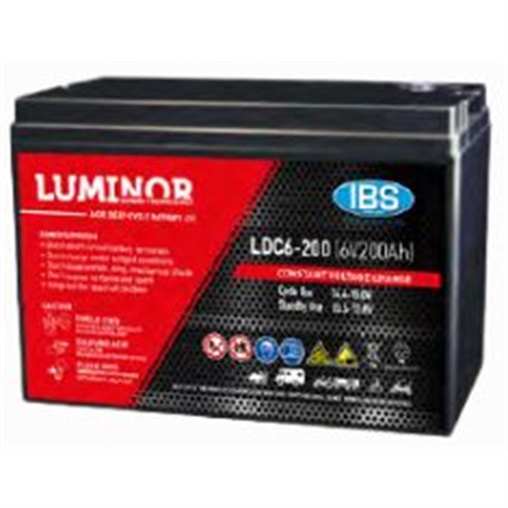 LDC6-200 - Batteria LUMINOR LDC AGM - 6V - 200Ah